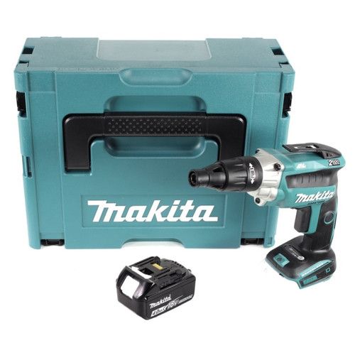 Makita - Makita DFS 251 M1J Visseuse pour cloisons sèches 18 V Brushless + 1x batterie 4,0 Ah + Makpac - sans chargeur Makita  - Visseuses à placo