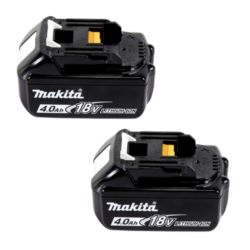 Sets de mini-outillage Makita Power Source Kit 18 V avec 2x BL 1840 B batterie 4,0 Ah ( 2x197265-4 ) + DC 18 RE Multi chargeur rapide ( 198720-9 ) + Makpac