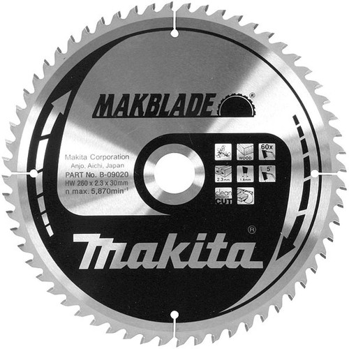 Makita - Lame carbure MakBlade bois MAKITA 305 x 30 mm - 40 dents - B-32786 Makita  - Accessoires sciage, tronçonnage Makita