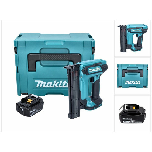 Cloueuses Makita Makita DFN 350 F1J Cloueur sans fil 15 - 35mm 18V + 1x Batterie 3,0 Ah + Coffret Makpac - sans chargeur