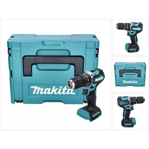 Makita - Makita DHP 487 ZJ 18 V Perceuse-visseuse à percussion sans fil 40 Nm Brushless + Makpac - sans batterie, sans chargeur Makita  - Perceuse Percer, Visser & Mélanger