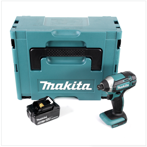 Makita - Makita DTD 152 T1J 18V Li-Ion Visseuse à chocs sans fil avec boîtier Makpac + 1x Batterie BL 1850 5,0 Ah Li-Ion - sans Chargeur Makita  - Visseuse a choc makita