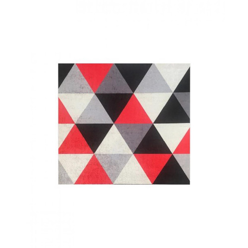 Mani Textile - Tapis Triangle Rouge Mani Textile  - Bonnes affaires Décoration