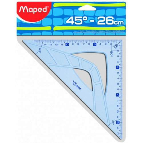 Maped - Equerre 45° hypoténuse 26 cm Maped Geometric Maped  - Mobilier de bureau Maped