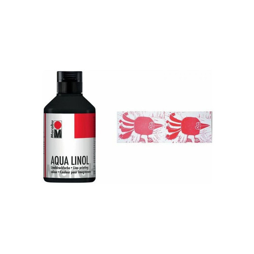 Marabu - Marabu couleur pour linogravure Aqua, noir, 250 ml, () Marabu  - Peinture intérieure