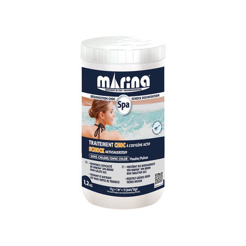 Marina - Choc en poudre sans chlore pour spa 1,20 kg - Marina Spa Marina  - Spas, Jacuzzis, Saunas Marina