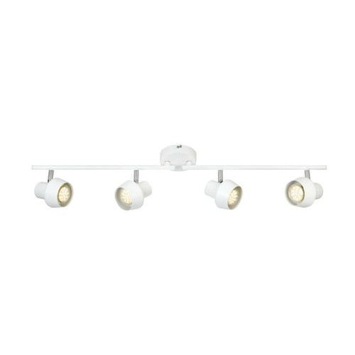 Spots Markslojd Barre de plafonnier à 4 ampoules, blanc, GU10