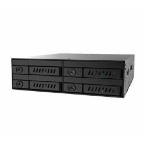 marque generique - Chieftec CMR-425 Boîtier de disques de stockage 2.5 Boîtier disque dur/SSD Noir (Chieftec backplane CMR-425, 4x 2.5'' SATA) marque generique - Rack ssd
