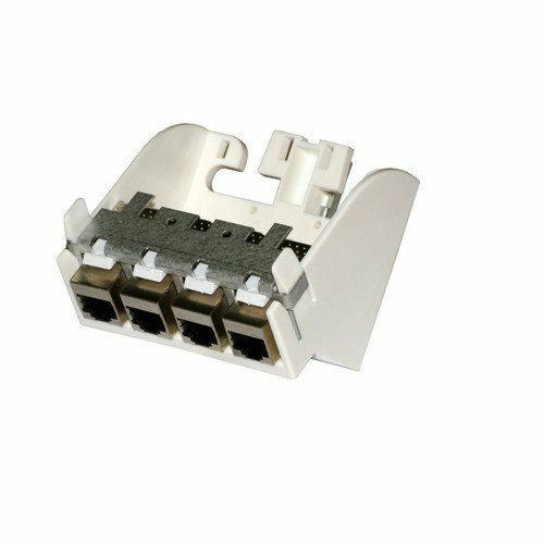 marque generique - High-Tech 670010 Support pour Connecteur RJ45 Rail Blanc marque generique  - Adaptateur poe