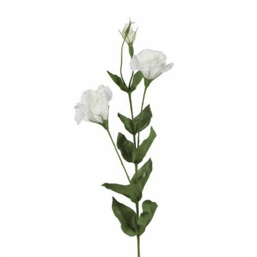marque generique - Bellafiora 01AMAZ022514 Fleurs Artificielles Lisanthus 2 Fleurs Blanc 80 cm marque generique  - Plantes et fleurs artificielles