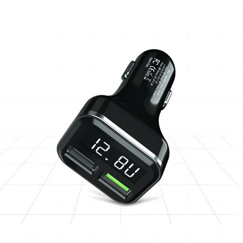 marque generique - Chargeur de voiture avec affichage de tension et détection de courant double USB marque generique  - marque generique