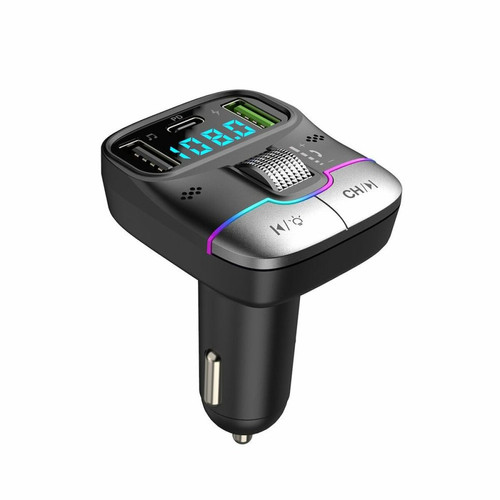 marque generique - Lecteur MP3 Bluetooth pour voiture GZ01, chargeur de charge Super rapide, mains libres marque generique  - marque generique