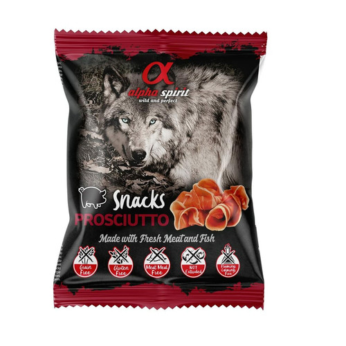 Friandise pour chien marque generique Alpha Spirit Snack de Jamón 50gr (24uds)