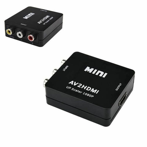 marque generique - Adaptateur convertisseur mini RCA AV en HDMI Composite AV2HDMI Converter 1080P HDTV DVDB marque generique  - Câble antenne