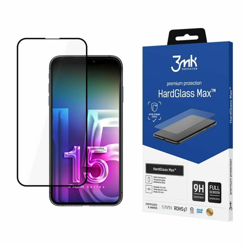 marque generique - 3mk HardGlass Max Black Apple iPhone 15 marque generique  - Accessoire Tablette