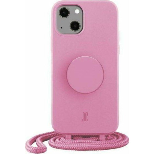 marque generique - PopSockets x Just Elegance | Coque de protection compatible avec iPhone 13 | PopSockets | avec cordon amovible | support pour doigt (rose pastel) marque generique  - Accessoire Smartphone