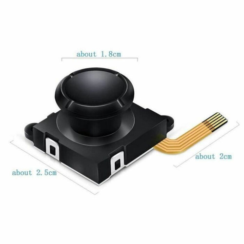 marque generique - Joycon Repait Kit 3D Joystick de remplacement pour Nintendo Switch outil de réparation - Type 3D joystick black marque generique  - Manettes Switch