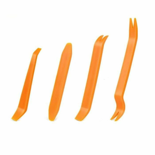 marque generique - Orange-4pcs - Kit d'outils de dépose de panneau de garniture de porte automobile, démontage des lames de Navi marque generique - Outillage à main