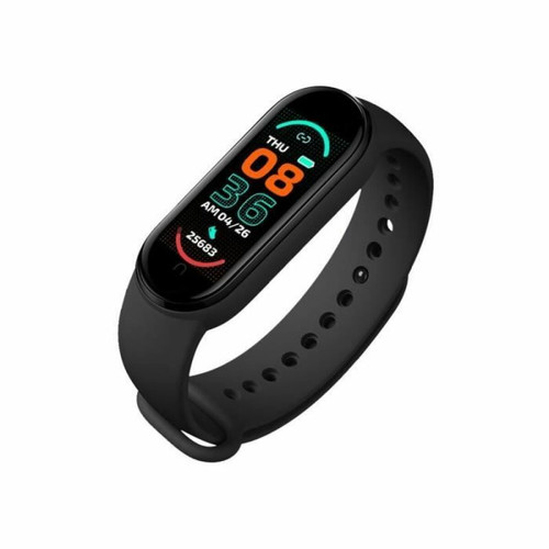 marque generique - Montre connectée de sport M6, Bluetooth, moniteur de fréquence cardiaque et d'activité physique, pour M6 Watches (black) -BH3099 marque generique  - Montre et bracelet connectés