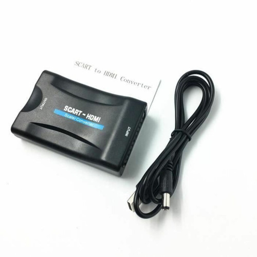 marque generique - Adaptateur Péritel SCART vers HDMI Convertisseur - noir marque generique  - Accessoires et consommables