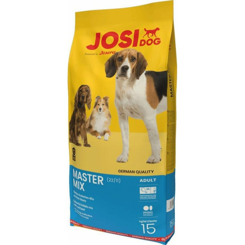 Croquettes pour chien marque generique JosiDog Master Mix (1 x 15 kg) Nourriture sèche pour chiens normalement actifs de qualité supérieure pour chiens adultes alimentés par Josera