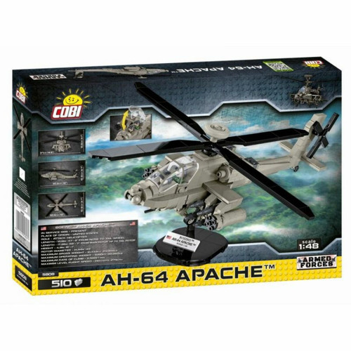 Hélicoptères marque generique set costruzioni elicottero ah-64 apache - cobi locki [wpcbks0uj005808]