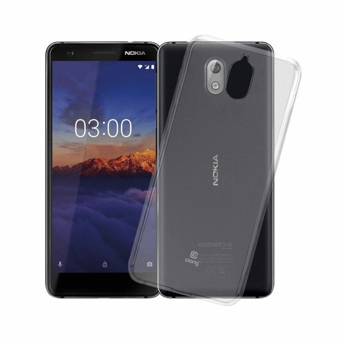 Coque, étui smartphone marque generique Crong Crystal Slim Cover - Coque de protection pour Nokia 3.1 (transparent)
