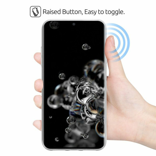 Coque, étui smartphone Crong Crystal Slim Cover - Coque de protection pour Samsung Galaxy S20 Ultra (Transparent)