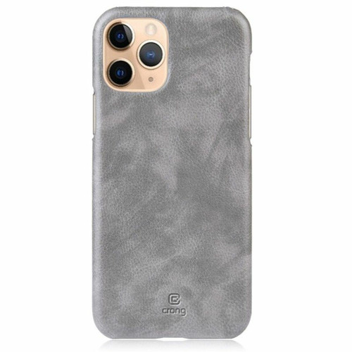 marque generique - Crong Essential Cover - Étui en cuir PU pour iPhone 11 Pro (Gris) marque generique - Accessoire Smartphone marque generique
