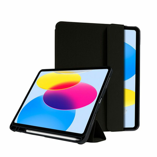 marque generique - Crong FlexFolio - Étui pour iPad 10,9" (2022) avec porte-crayon Apple (Noir) marque generique  - Housse, étui tablette marque generique