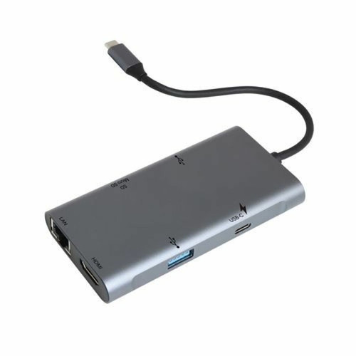 marque generique - Hub USB-C Accsup 7 en 1 100 W Gris Anthracite marque generique  - Bonnes affaires Hub