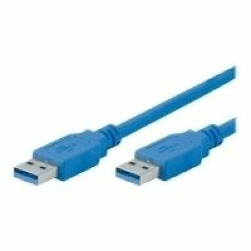 marque generique - Tecline USB 3.0 Kabel, USB 3.0 St. A / USB 3.0 St. A, blau, 1,0 m Unterstützt Transferraten bis USB Superspeed (5 Gigabit/s) (39903101) marque generique  - Câble antenne