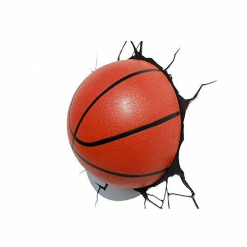 marque generique - e-concept Distribution France - PDG00000067 - 3D Deco Light - Ballon de Basketball - Orange marque generique  - Chambre Enfant