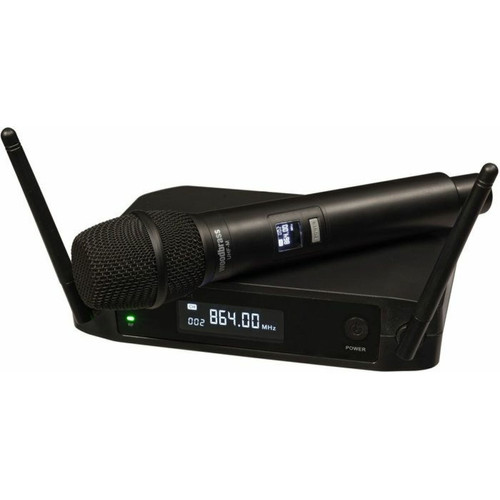 marque generique - WOODBRASS Microphone sans Fil Système Micro UHF Portable (863.5 mHz) Micro à main Pro pour Karaoké DJ Animation Mariage Conférence marque generique  - Micros sans fil