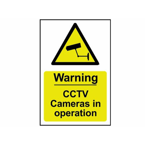 marque generique Scan 1311 Panneau en PVC Warning CCTV Cameras In Operation 200 x 300 mm