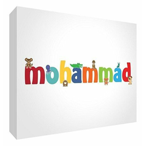 Tableaux, peintures marque generique Feel Good Art Toile décorative Galerie enveloppé Mohammad, petit, 20x 30x 4cm