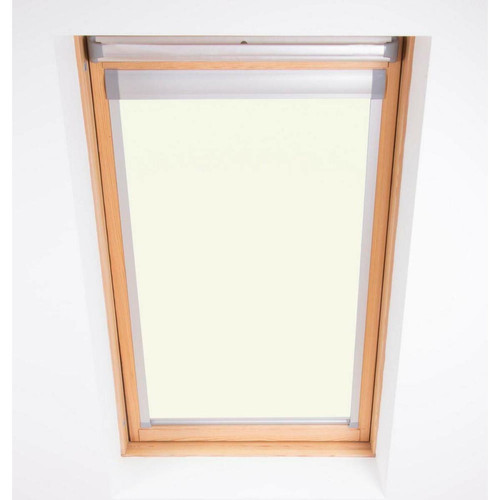 Store compatible Velux marque generique Bloc Skylight Blind MK04 pour Fenêtres de Toit Velux Blocage, Blanc, 603 x 782 mm