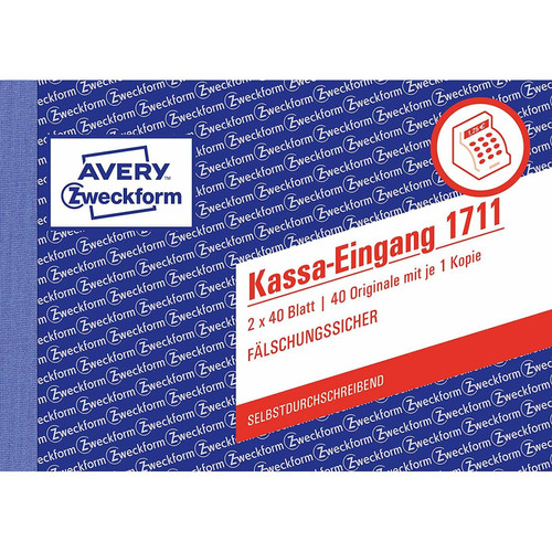 marque generique - Avery Dennison Zweckform 1711 Cash Out A6 SD 2 x 40 feuilles marque generique  - marque generique