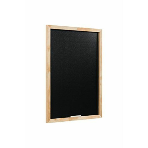 Ardoises et tableaux Bi-Office Optimum Tableau à craie Noir 60 x 45 cm Cadre en Pin