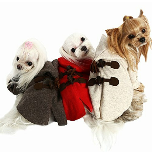 Vêtement pour chien Puppy Angel Bbokki Manteau pour Chien Rouge Taille XL