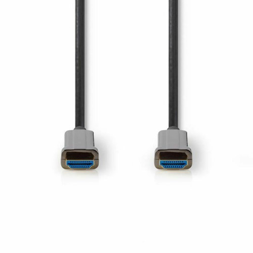 Nedis Câble HDMI Optique Actif 75M Ultra Haute Vitesse Ethernet HDMI™ Connecteur 8K 60Hz 48 Gbps 75.0 m Rond PVC Noir