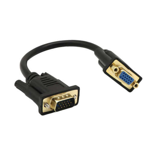 marque generique Connecteur de câble adaptateur mâle à femelle VGA