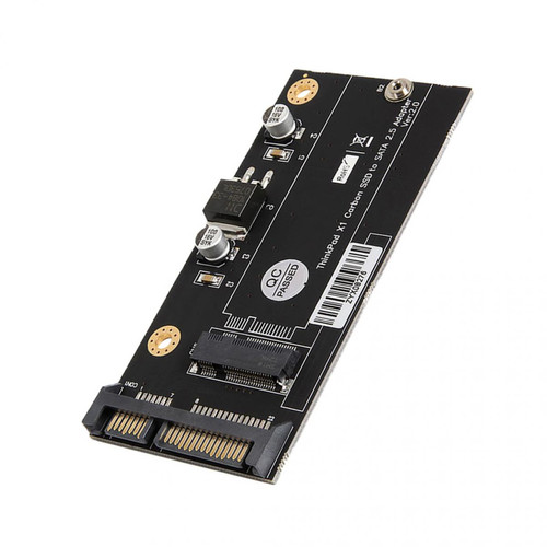 marque generique - 1 Pièce Carbone 20 + 6 Broches SSD à 2.5 pouce Carte Adaptateur SATA Pour Lenovo Thinkpad marque generique  - Adaptateur ide sata Câble et Connectique
