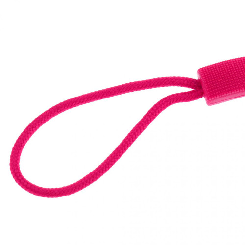 marque generique 10 pcs fermeture à glissière en plastique tirette cordon tirette curseur pour sacs à vêtements rose rouge