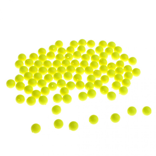 marque generique - 100 pcs pêche flottant flotteurs boule de dérive eva mousse indicateur 7mm jaune marque generique  - Equipements