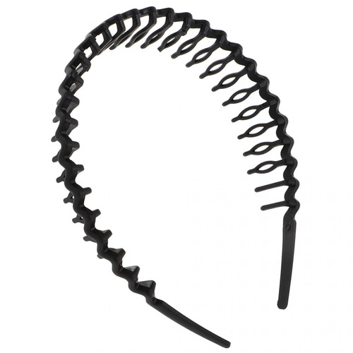 marque generique 10pcs Serre-tête Bandeau Peigne à Cheveux pour Femmes Hommes Accession Cheveux DIY 8mm