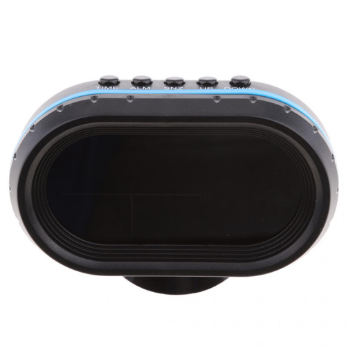 Météo connectée marque generique 12v voiture thermomètre numérique voltmètre horloge alarme moniteur bleu