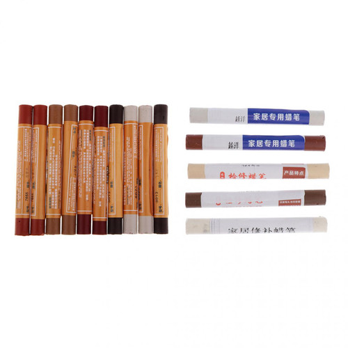 marque generique - 15x Crayons de Retouche pour Bois Teint de meubles et de Plancher Marqueurs de Retouche pour Meubles Boiseries  marque generique  - Mesurer & Tracer