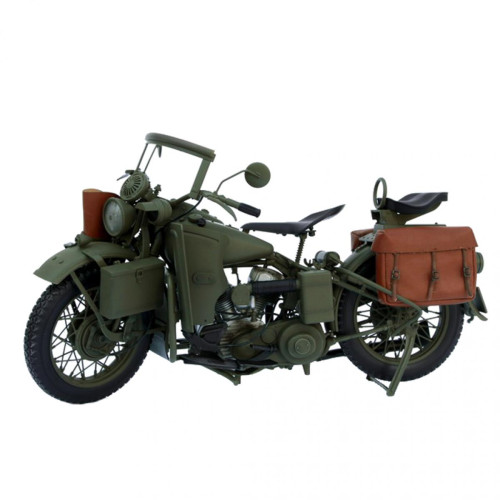 marque generique - 1/6 Moto US Army WWII Vert En Plastique Accessoires pour 12 Pouces Soldats Américains Figurine Action Cadeau Idéal pour Vos Amis - Guerriers