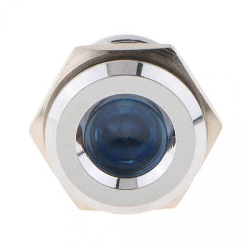 marque generique - 16mm 12v ip67 étanche led indicateur de métal bleu lampe type d marque generique  - Projecteurs LED